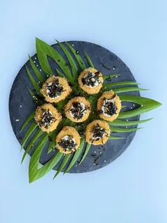 Tàu Hủ Trứng & Rong Biển Khô — Crispy Silken Tofu with Dried Seaweed