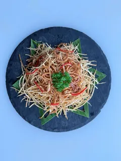 Mực Khô Xúc Khoai Môn — Taro & Dried Squid